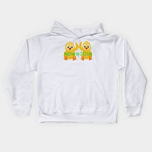 Hatched By 2 Chicks for Children of Lesbian Moms Kids Hoodie